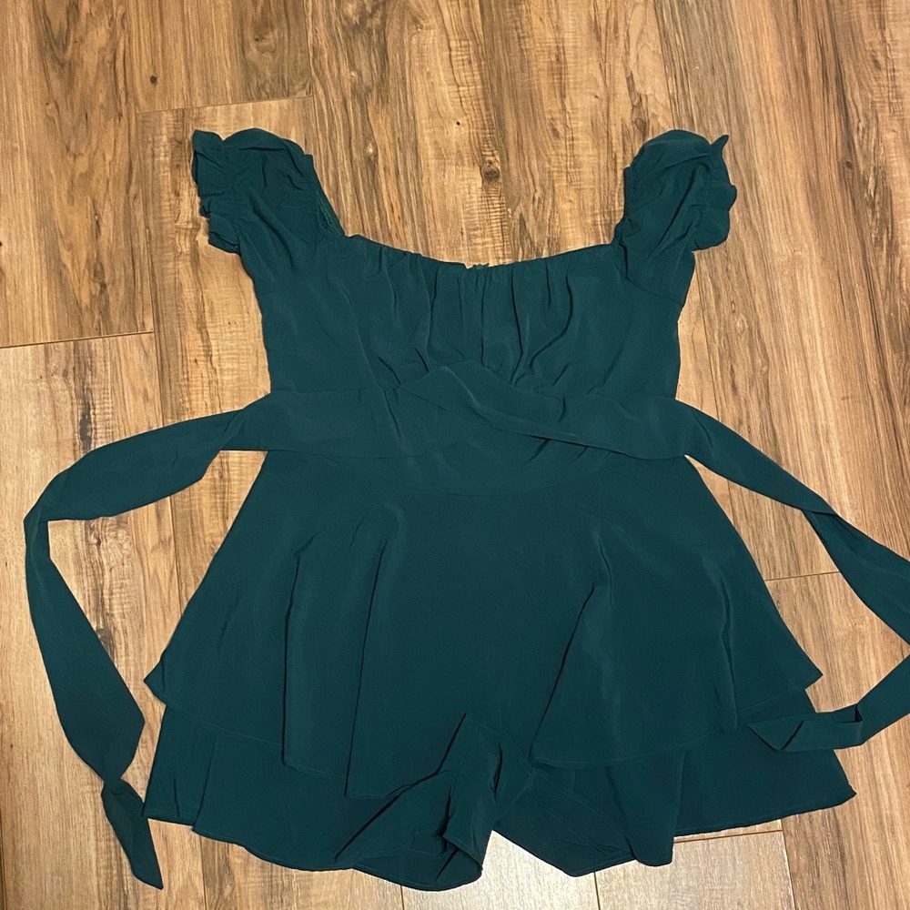 Source Unknown Elegant Teal Blouse